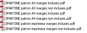 spartine tous les fichiers
