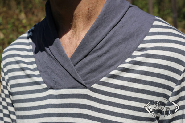 aconit sous pull col marin jersey patron couture
