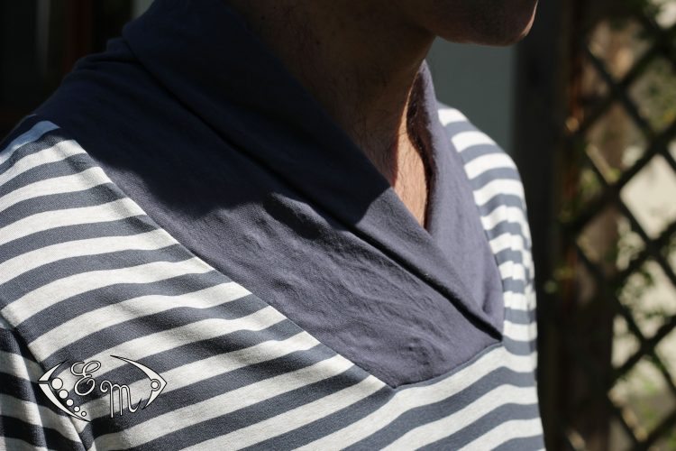 aconit sous pull col marin jersey patron couture