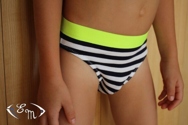 bip le slip 4 slip caleçon boxer jersey lingerie garçon patron couture