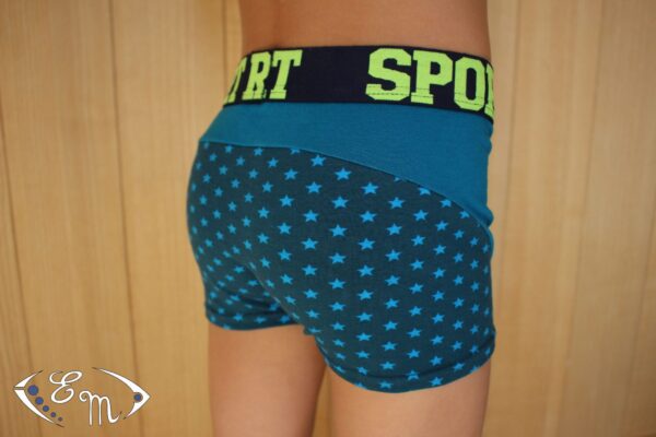 boxer forever bleu 7 slip caleçon boxer jersey lingerie garçon patron couture