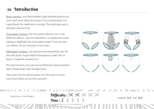 CARESSE English_Page_2 Caresse high waist panties