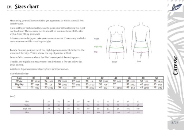 CARESSE English_Page_3 Caresse high waist panties