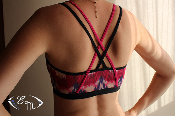 Supporter fines bretelles 9 patron de couture, patron de lingerie, patron de brassière, patron etoffe malicieuse, biais élastique, couture de lingerie, couture, lycra, sport, diy couture, diy, tutoriel couture