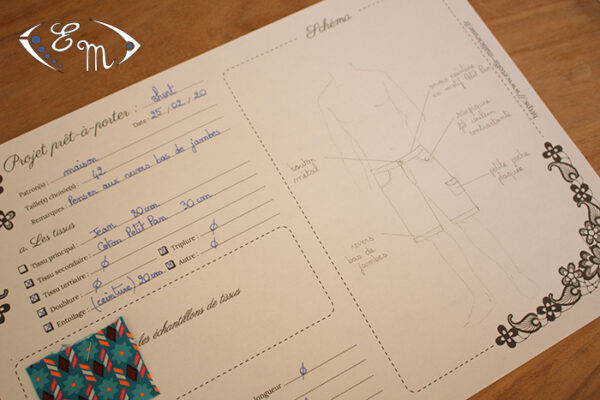 fiche projet (10) Fiches projets avec silhouettes