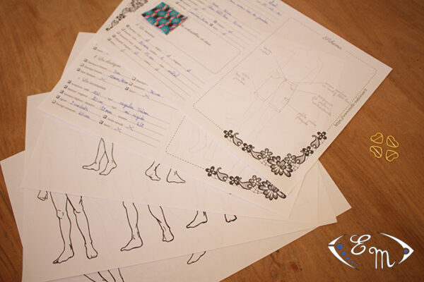 fiche projet (12) Fiches projets avec silhouettes