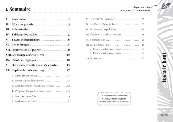 ITACA le haut fournitures et sommaire_Page_1 Itaca "le haut"