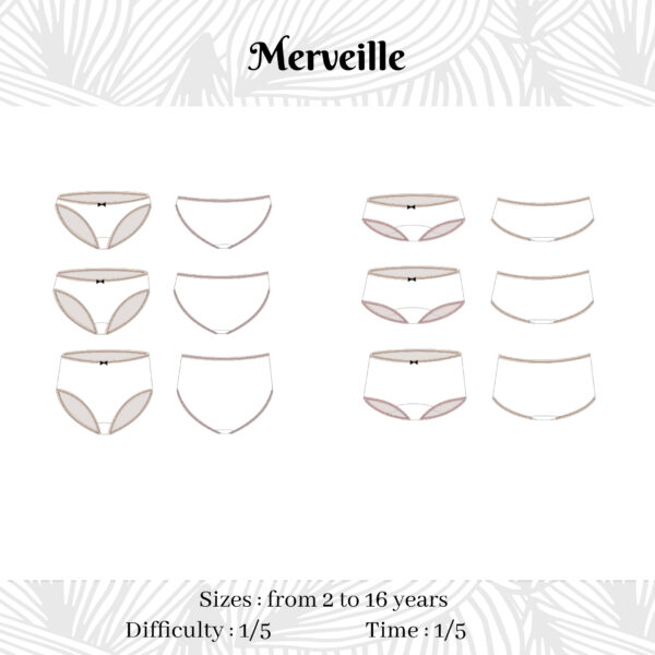 Merveille miniature anglais Merveille panty/shorty
