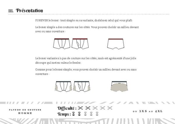 Forever le boxer 3XS-4XL