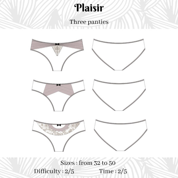 PLAISIR miniature Plaisir the three panties